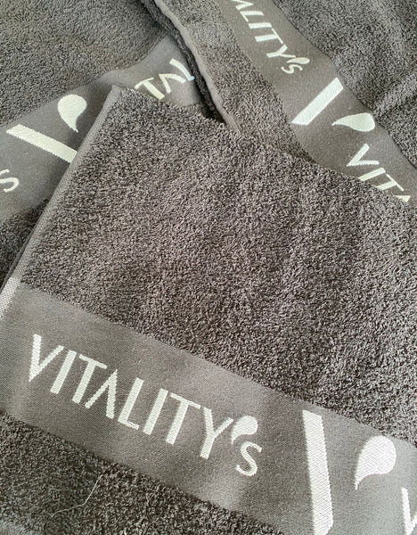 Vitality's Black Towel